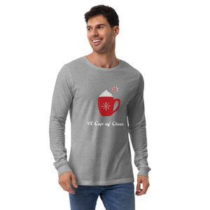 A CUP OF CHEER Unisex Long Sleeve Tee