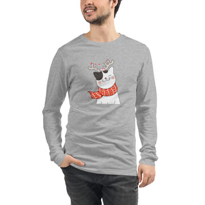 CHRISTMAS CAT Unisex Long Sleeve Tee