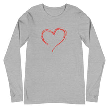 Load image into Gallery viewer, HEART Unisex Long Sleeve Tee
