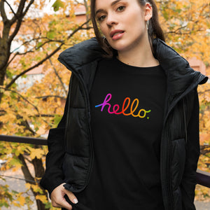 HELLO Unisex Long Sleeve Tee