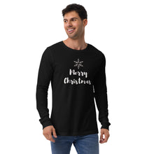 Load image into Gallery viewer, MERRY CHRISTMAS Unisex Long Sleeve Tee
