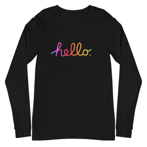 HELLO Unisex Long Sleeve Tee