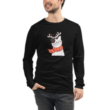 Load image into Gallery viewer, CHRISTMAS CAT Unisex Long Sleeve Tee
