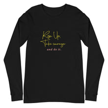 Load image into Gallery viewer, RISE UP Unisex Long Sleeve Tee
