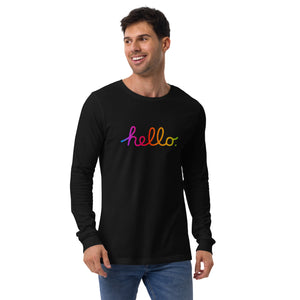 HELLO Unisex Long Sleeve Tee