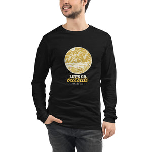 LET’S GO OUTSIDE Unisex Long Sleeve Tee