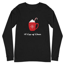 Load image into Gallery viewer, A CUP OF CHEER Unisex Long Sleeve Tee
