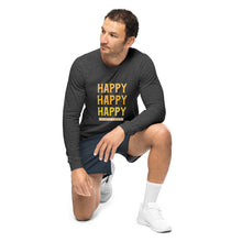 Load image into Gallery viewer, HAPPY Unisex Long Sleeve Tee
