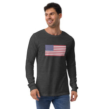 Load image into Gallery viewer, USA Unisex Long Sleeve Tee
