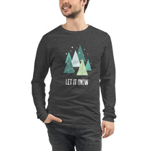 Load image into Gallery viewer, LET IT SNOW Unisex Long Sleeve Tee
