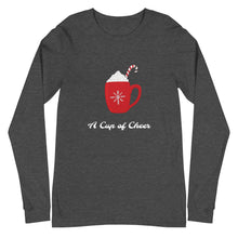 Load image into Gallery viewer, A CUP OF CHEER Unisex Long Sleeve Tee
