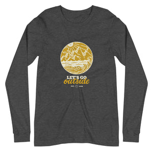 LET’S GO OUTSIDE Unisex Long Sleeve Tee