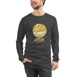 LET’S GO OUTSIDE Unisex Long Sleeve Tee