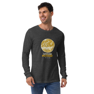 LET’S GO OUTSIDE Unisex Long Sleeve Tee