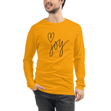 Load image into Gallery viewer, JOY Unisex Long Sleeve Tee
