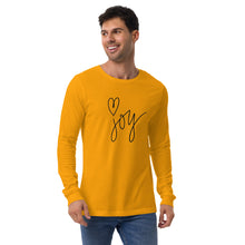 Load image into Gallery viewer, JOY Unisex Long Sleeve Tee
