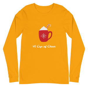 A CUP OF CHEER Unisex Long Sleeve Tee