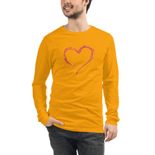 Load image into Gallery viewer, HEART Unisex Long Sleeve Tee
