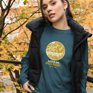 LET’S GO OUTSIDE Unisex Long Sleeve Tee