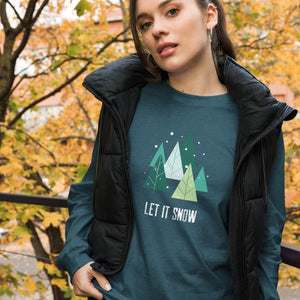 LET IT SNOW Unisex Long Sleeve Tee