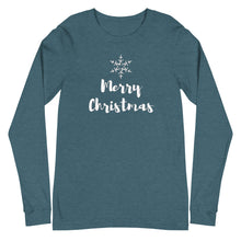 Load image into Gallery viewer, MERRY CHRISTMAS Unisex Long Sleeve Tee
