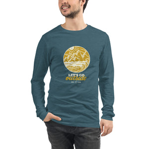 LET’S GO OUTSIDE Unisex Long Sleeve Tee