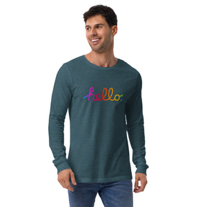 HELLO Unisex Long Sleeve Tee