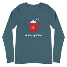 Load image into Gallery viewer, A CUP OF CHEER Unisex Long Sleeve Tee
