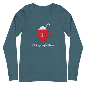 A CUP OF CHEER Unisex Long Sleeve Tee