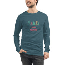 Load image into Gallery viewer, HAPPY HOLIDAYS Unisex Long Sleeve Tee
