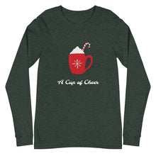 Load image into Gallery viewer, A CUP OF CHEER Unisex Long Sleeve Tee
