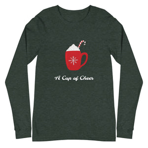 A CUP OF CHEER Unisex Long Sleeve Tee