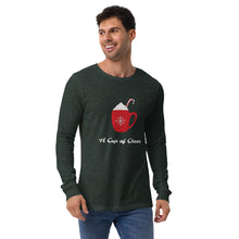 Load image into Gallery viewer, A CUP OF CHEER Unisex Long Sleeve Tee
