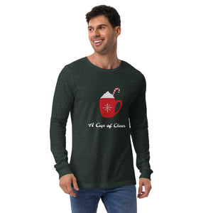 A CUP OF CHEER Unisex Long Sleeve Tee