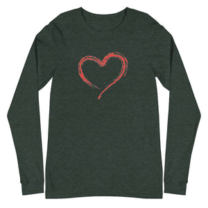 HEART Unisex Long Sleeve Tee