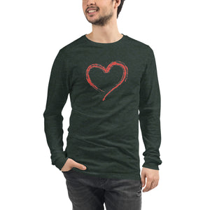 HEART Unisex Long Sleeve Tee