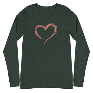 HEART Unisex Long Sleeve Tee