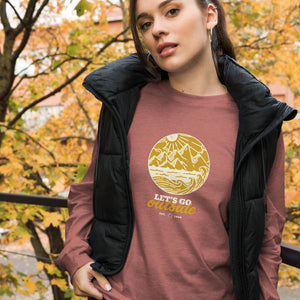 LET’S GO OUTSIDE Unisex Long Sleeve Tee