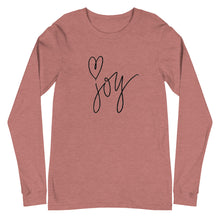 Load image into Gallery viewer, JOY Unisex Long Sleeve Tee
