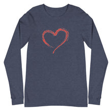 Load image into Gallery viewer, HEART Unisex Long Sleeve Tee
