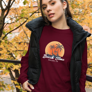 BEACH TIME Unisex Long Sleeve Tee