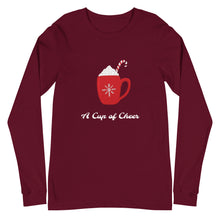 Load image into Gallery viewer, A CUP OF CHEER Unisex Long Sleeve Tee
