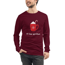 Load image into Gallery viewer, A CUP OF CHEER Unisex Long Sleeve Tee
