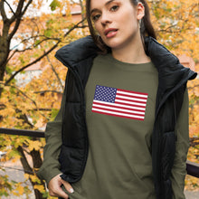 Load image into Gallery viewer, USA Unisex Long Sleeve Tee
