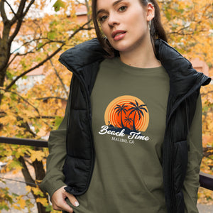 BEACH TIME Unisex Long Sleeve Tee