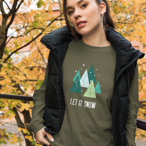 LET IT SNOW Unisex Long Sleeve Tee