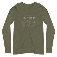 Load image into Gallery viewer, ESPRESSO YOURSELF Unisex Long Sleeve Tee
