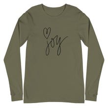 Load image into Gallery viewer, JOY Unisex Long Sleeve Tee
