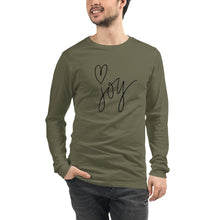 Load image into Gallery viewer, JOY Unisex Long Sleeve Tee
