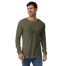 Load image into Gallery viewer, JOY Unisex Long Sleeve Tee
